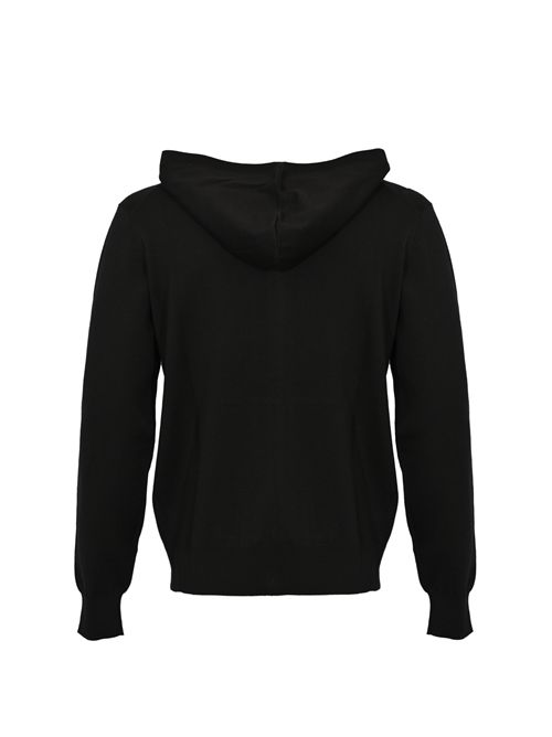 Felpa in misto lana con zip Paolo Pecora | A018 F0509000